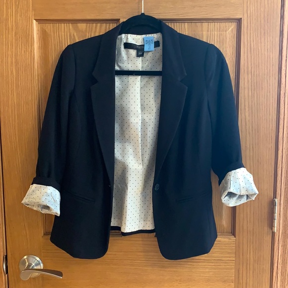 Black suit jacket